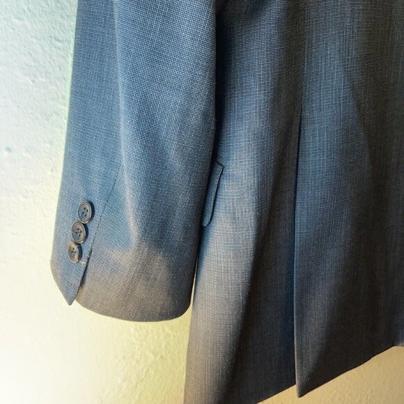 Marc Ecko 2 Button Suit Jacket Blazer Sport Coat Lined Men's Gray - Picture 9 of 16